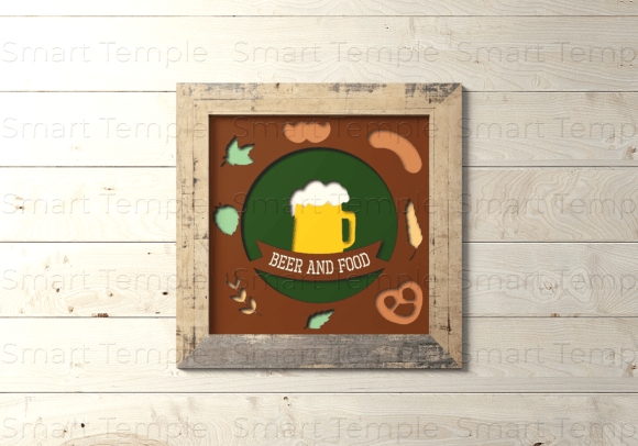 Beer Lover Shadow Box SVG: A Layered Design Guide