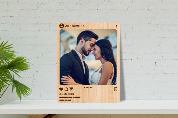 Mini Photo Frame Laser Cut Graphic: Elegant Designs for Every Project