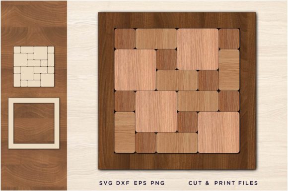 Mosaic Laser Cut Files: Instant Digital Design Assets